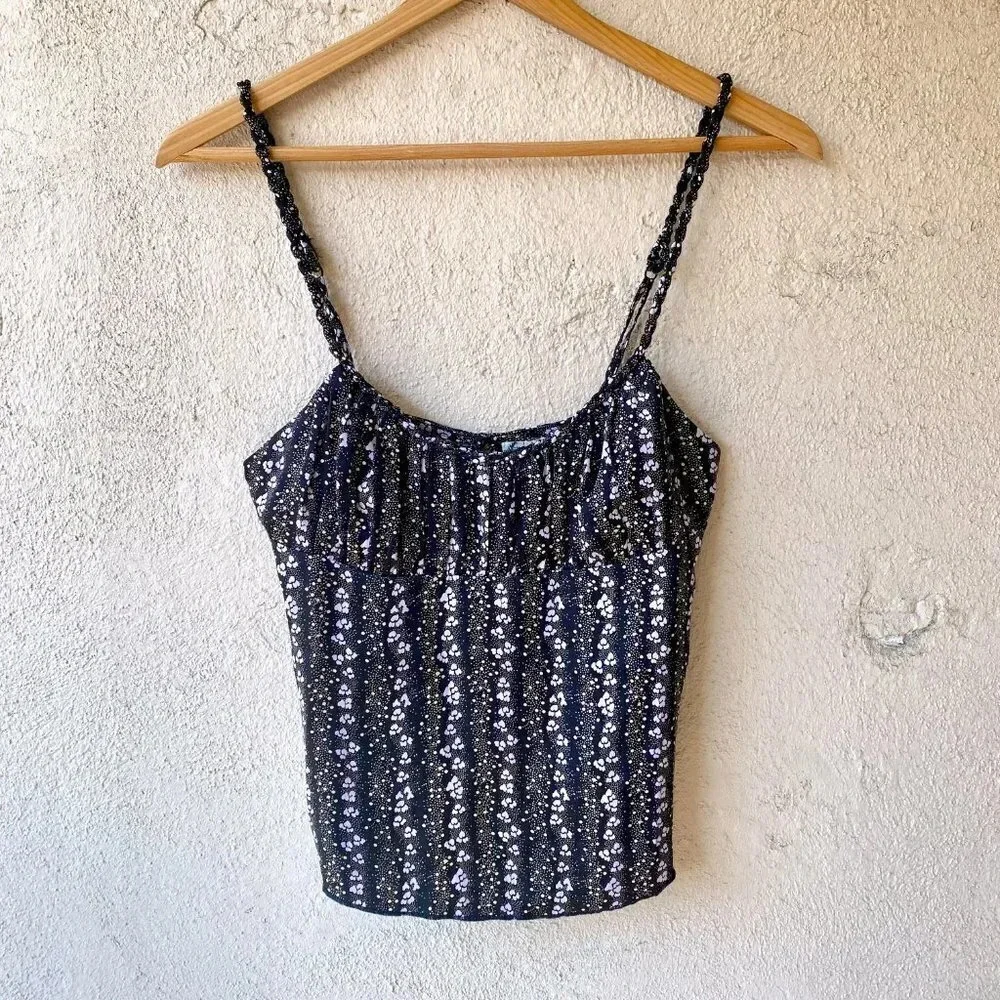 NWT Free People Intimately Donna Black Cami Tank Top X-Small